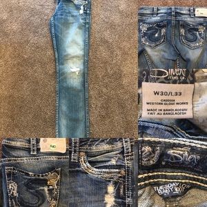 Tuesday low silver baby bootcut jeans